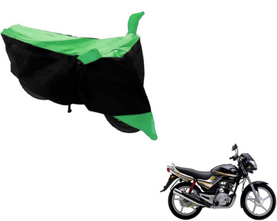 Amanzo Two Wheeler Cover for Yamaha(Libero, Black, Green)