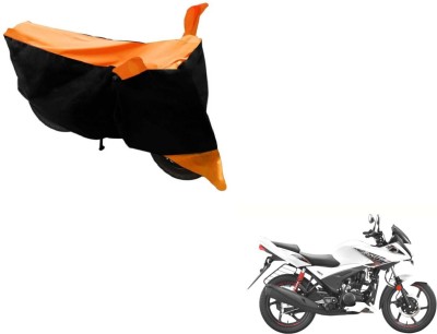 NIKS Two Wheeler Cover for Hero(Ignitor, Black, Orange)