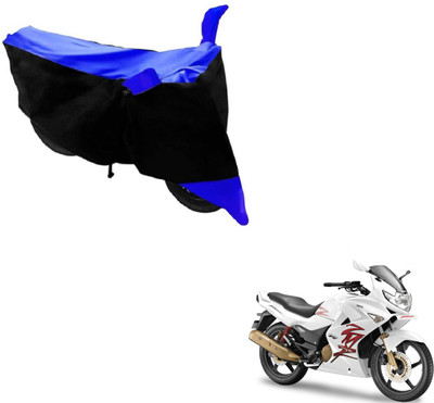 MOCKHE Two Wheeler Cover for Hero(Karizma ZMR, Black, Blue)
