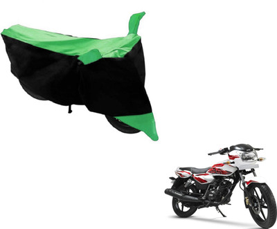MOCKHE Two Wheeler Cover for TVS(Phoenix 125, Black, Green)
