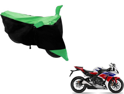 Flipkart SmartBuy Two Wheeler Cover for Honda(CBR 1000RR, Black, Green)