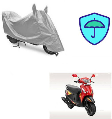 Feel heaven Two Wheeler Cover for Hero(Pleasure, Silver)