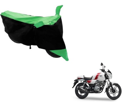 NIKS Two Wheeler Cover for Universal For Bike(Black, Green)