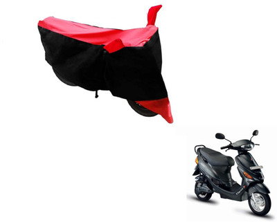 MOCKHE Two Wheeler Cover for Hero(E Sprint, Black, Red)