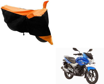 Flipkart SmartBuy Two Wheeler Cover for Bajaj(Discover 150 f, Black, Orange)