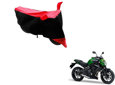 Flipkart SmartBuy Two Wheeler Cover for Kawasaki(Z250, Black, Red)