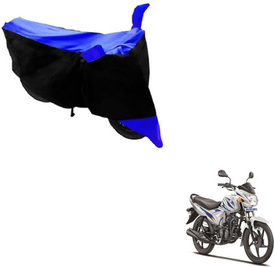 Amanzo Two Wheeler Cover for Suzuki(Hayate, Black, Blue)