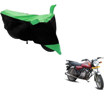 MOCKHE Two Wheeler Cover for Bajaj(Boxer, Black, Green)