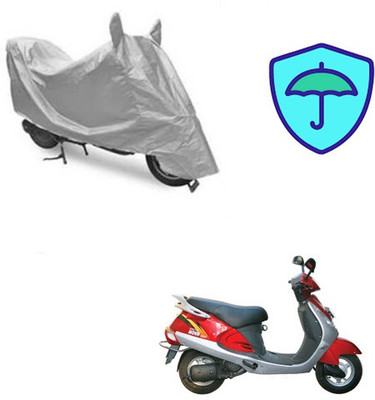 RPSENTTERPR Waterproof Two Wheeler Cover for Kinetic(Nova, Silver)