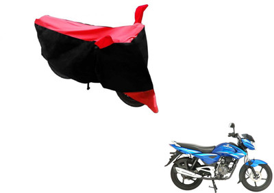 Amanzo Two Wheeler Cover for Bajaj(Black, Red)