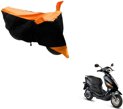 MOCKHE Two Wheeler Cover for Hero(Electric Cruz, Black, Orange)
