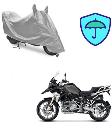 saanvi Two Wheeler Cover for BMW(1200 GS, Silver)