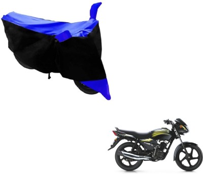 MOCKHE Two Wheeler Cover for TVS(Star City, Black, Blue)