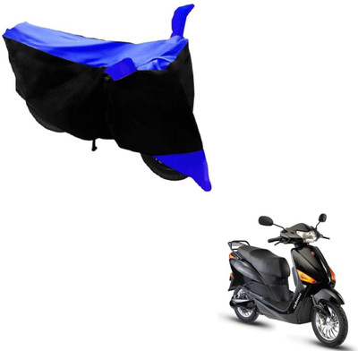MOCKHE Two Wheeler Cover for Hero(Electric Optima, Black, Blue)