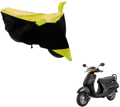 MOCKHE Two Wheeler Cover for Honda(Activa, Black, Yellow)
