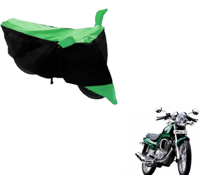 Amanzo Two Wheeler Cover for TVS(Fiero F2, Black, Green)