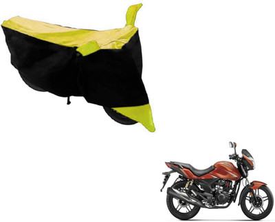 MOCKHE Two Wheeler Cover for Hero(CBZ Extreme, Black, Yellow)