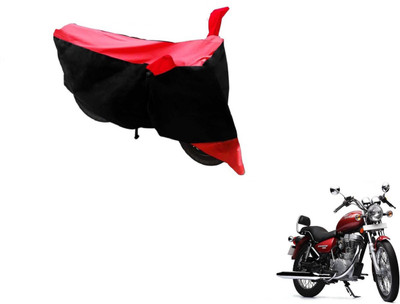 MOCKHE Two Wheeler Cover for Royal Enfield(Thunderbird 500, Black, Red)