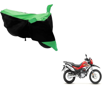 Amanzo Two Wheeler Cover for Hero(Impulse, Black, Green)