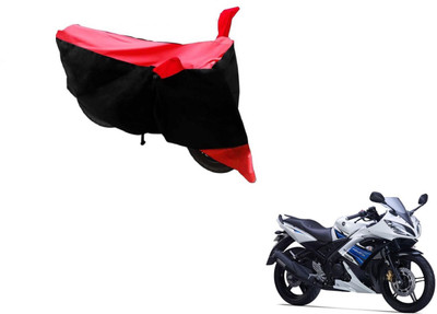 NIKS Two Wheeler Cover for Yamaha(YZF R15 S, Black, Red)