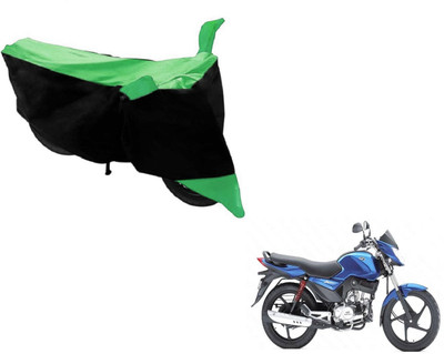 Flipkart SmartBuy Two Wheeler Cover for Mahindra(Stallio, Black, Green)