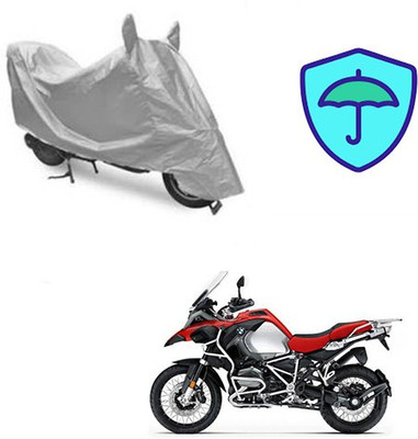 saanvi Two Wheeler Cover for BMW(R 1200 GS, Silver)