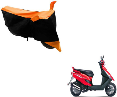 Flipkart SmartBuy Two Wheeler Cover for Bajaj(Black, Orange)