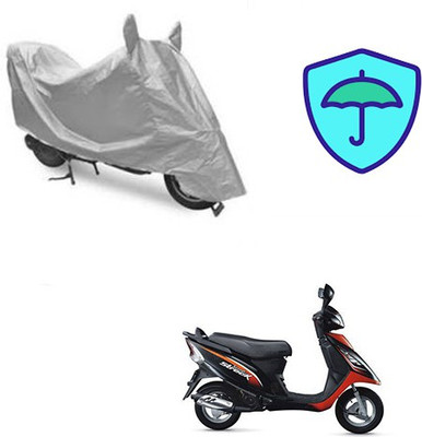 Atulit enterprises Waterproof Two Wheeler Cover for TVS(Streek, Silver)