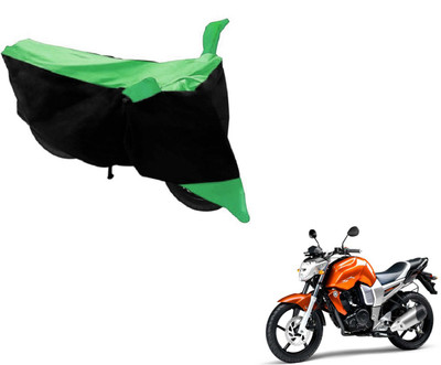 Flipkart SmartBuy Two Wheeler Cover for Yamaha(FZ16, Black, Green)