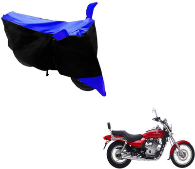 MOCKHE Two Wheeler Cover for Bajaj(Avenger 220 DTS-i, Black, Blue)