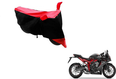 Amanzo Two Wheeler Cover for Honda(CBR 650F, Black, Red)