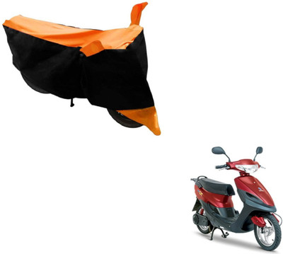 NIKS Two Wheeler Cover for Universal For Bike(Yo Spark, Black, Orange)