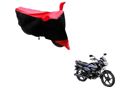 Amanzo Two Wheeler Cover for Hero(Splendor NXG, Black, Red)