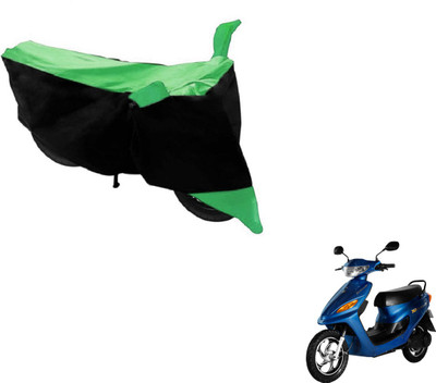 MOCKHE Two Wheeler Cover for Universal For Bike(Yo Electron, Black, Green)