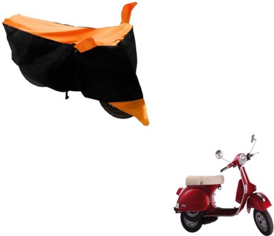 NIKS Two Wheeler Cover for LML(Star Euro, Black, Orange)