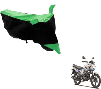Amanzo Two Wheeler Cover for Suzuki(Hayate, Black, Green)