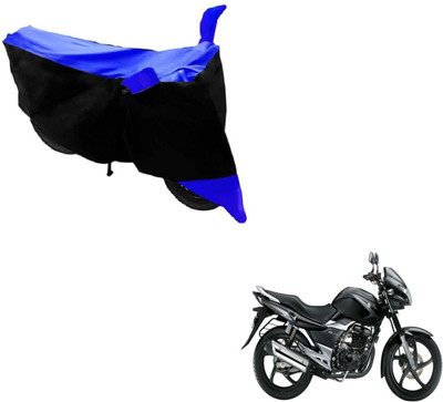 Flipkart SmartBuy Two Wheeler Cover for Suzuki(GS, Black, Blue)