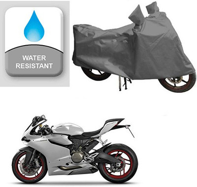 RPSENTTERPR Waterproof Two Wheeler Cover for Ducati(899 Panigale, Grey)