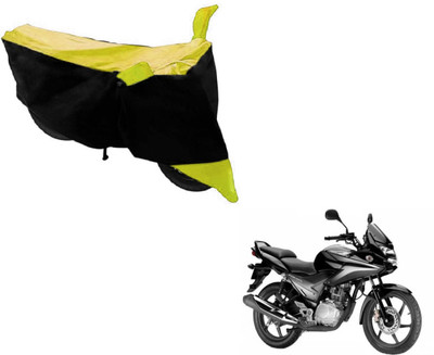 Flipkart SmartBuy Two Wheeler Cover for Honda(CBF, Black, Yellow)