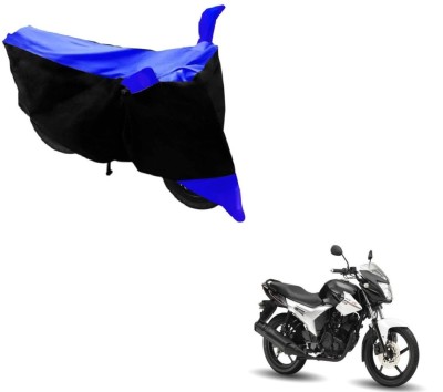 Amanzo Two Wheeler Cover for Yamaha(SZ R, Black, Blue)