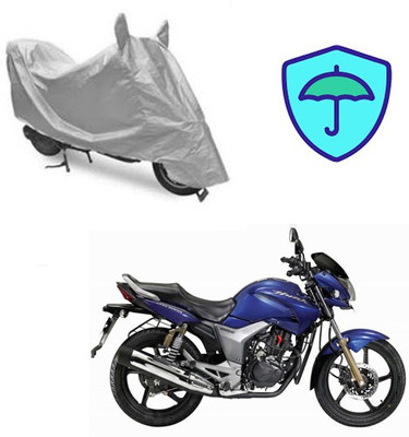 Atulit enterprises Waterproof Two Wheeler Cover for Honda(CBZ TYPE 1, Silver)