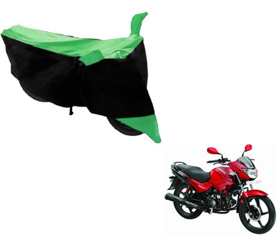 Flipkart SmartBuy Two Wheeler Cover for Hero(Glamour FI, Black, Green)