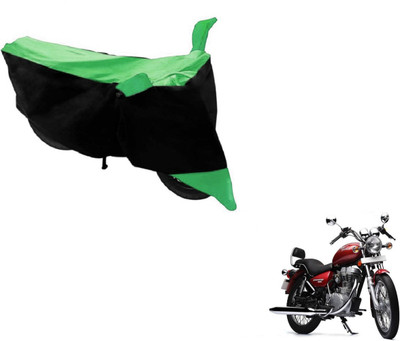 Amanzo Two Wheeler Cover for Royal Enfield(Thunderbird 500, Black, Green)