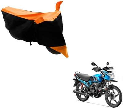 Flipkart SmartBuy Two Wheeler Cover for Hero(Passion Pro, Black, Orange)