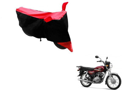 NIKS Two Wheeler Cover for Yamaha(Crux, Black, Red)