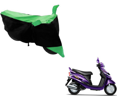 Flipkart SmartBuy Two Wheeler Cover for Mahindra(Rodeo RZ, Black, Green)