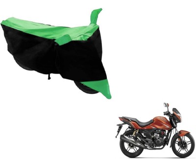 Amanzo Two Wheeler Cover for Hero(CBZ Extreme, Black, Green)