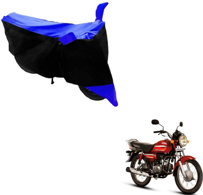 MOCKHE Two Wheeler Cover for Hero(CD Dawn, Black, Blue)