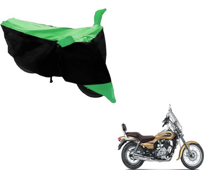 MOCKHE Two Wheeler Cover for Bajaj(Avenger 220 Cruise, Black, Green)