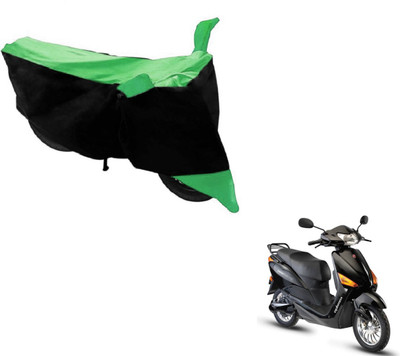 MOCKHE Two Wheeler Cover for Hero(Electric Optima, Black, Green)